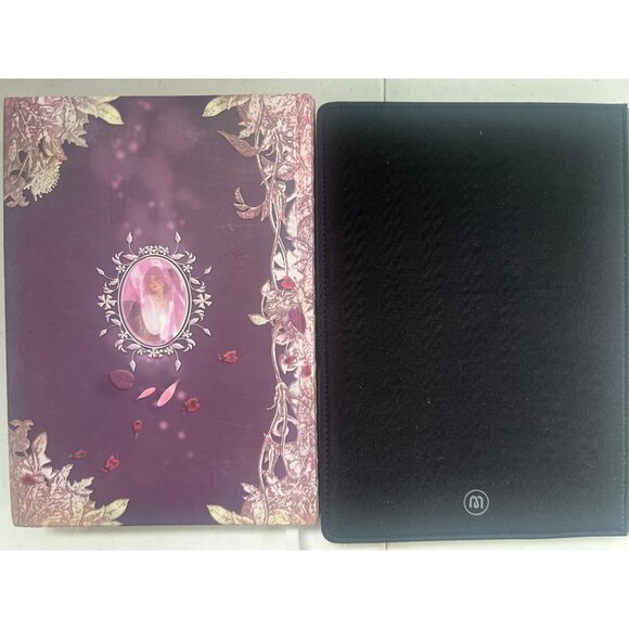 Fairy-Themed Hard Cover Notebook & Black Zippered ARC Staples Diary Ledger - Picture 2 of 4